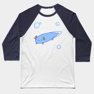 Cute blue axolotl Baseball T-Shirt